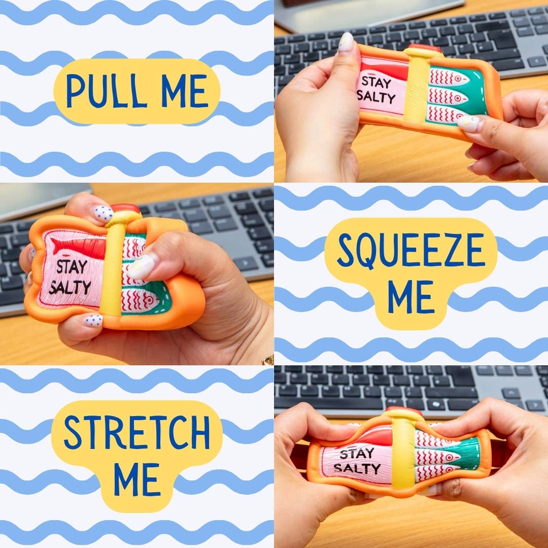 Squishy Stress Toy - Stay Salty - Novelty Fidget Squishies