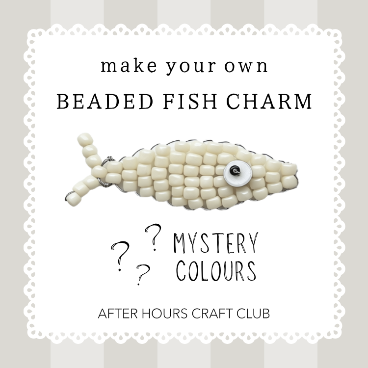 Beaded Fish Charm Craft Kit: Mystery Colours