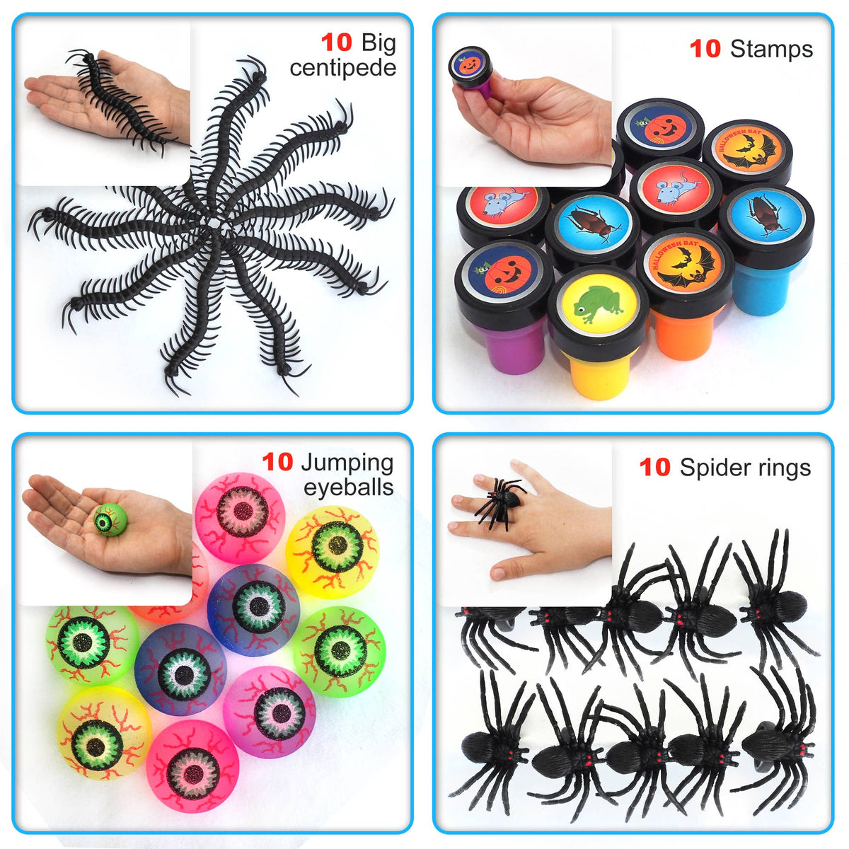 Halloween Treats Party Toys Kids Classroom Rewards Prizes