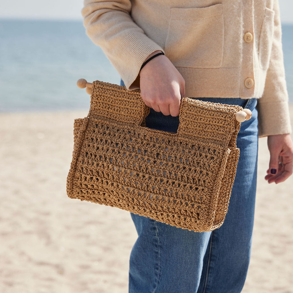 Wood Handle Clutch