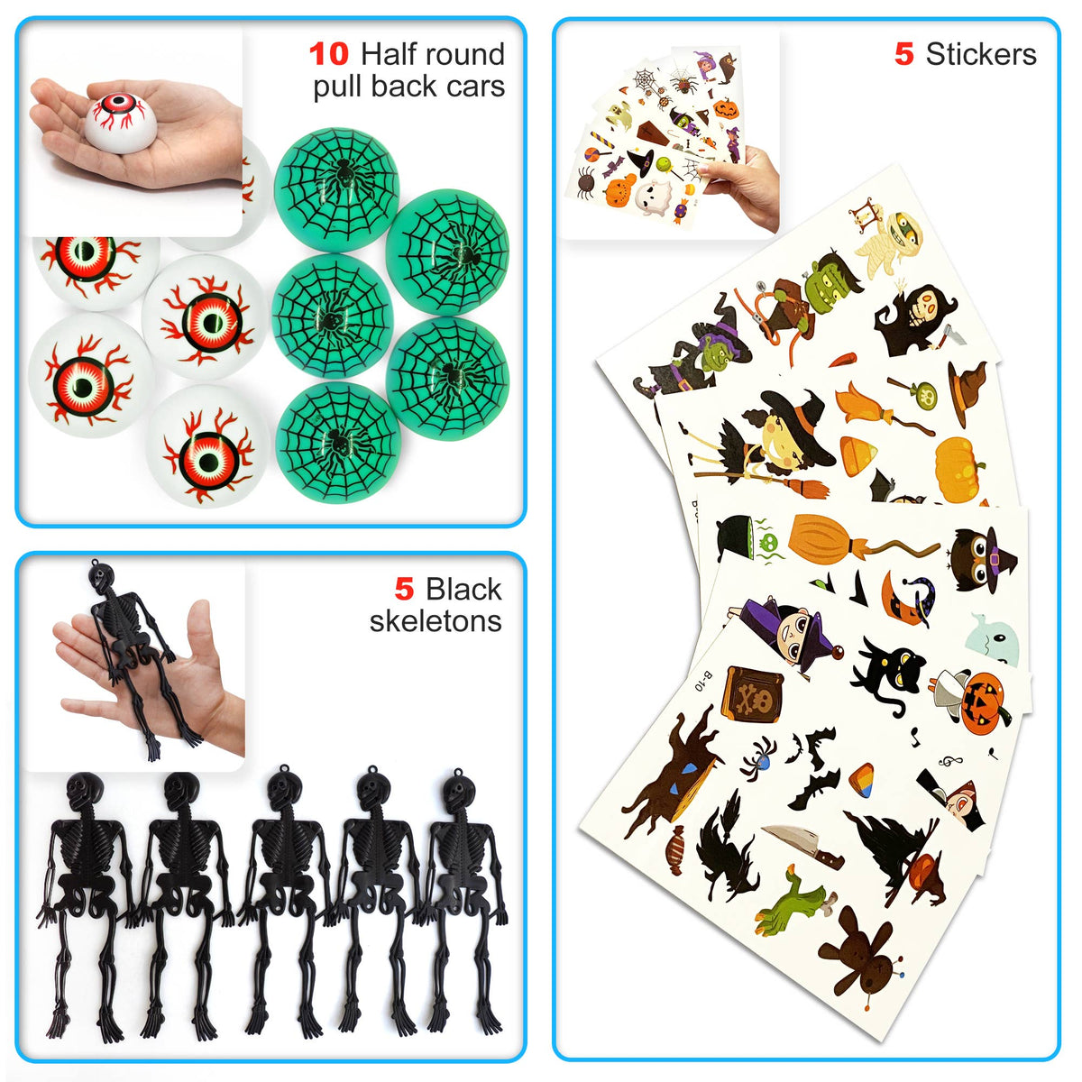 Halloween Treats Party Toys Kids Classroom Rewards Prizes