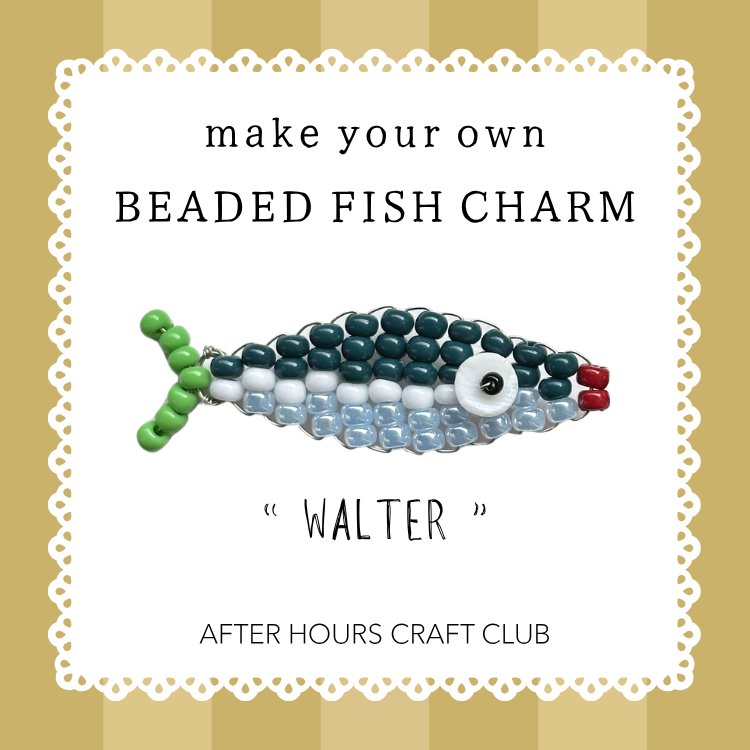 Beaded Fish Charm Craft Kit: Walter