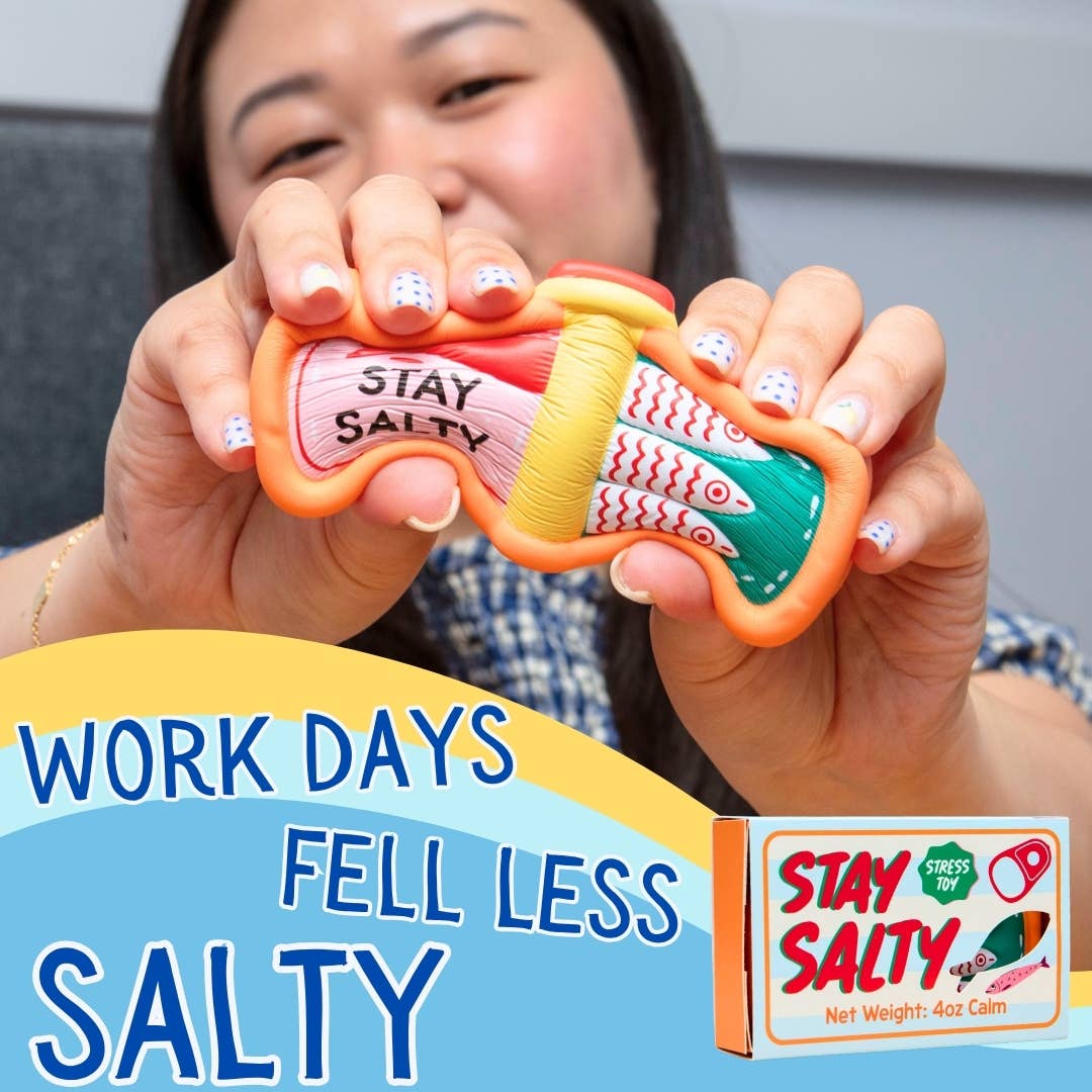 Squishy Stress Toy - Stay Salty - Novelty Fidget Squishies