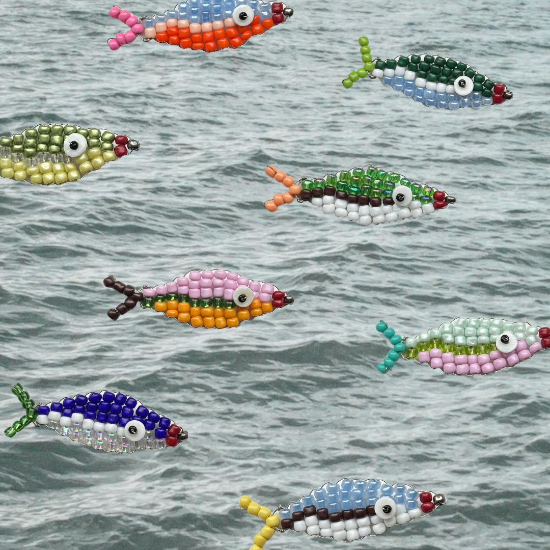 Beaded Fish Charm Craft Kit: Mystery Colours