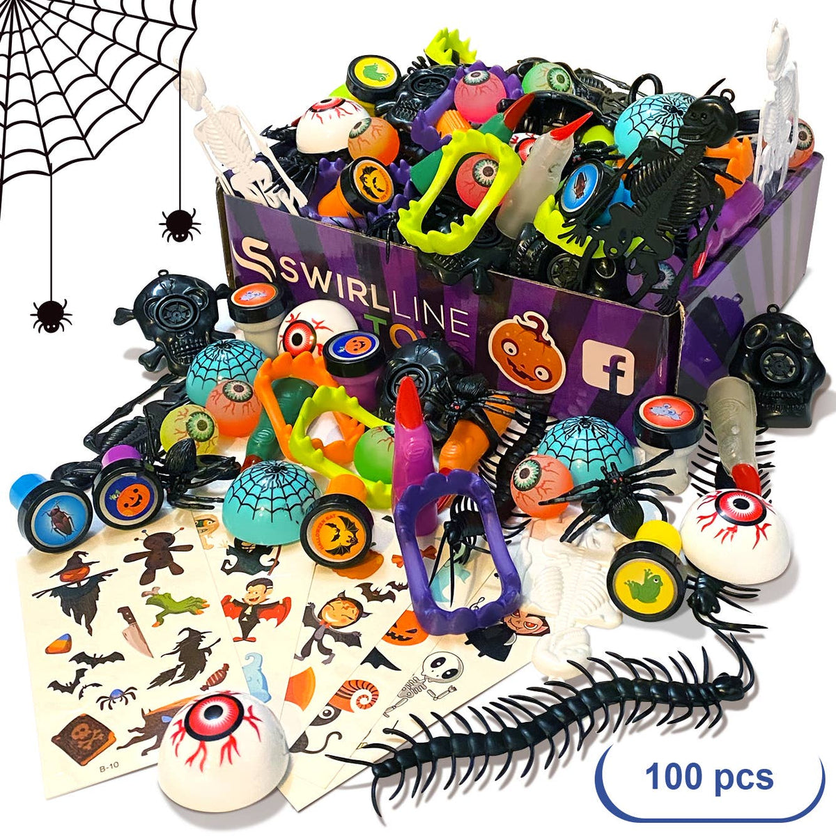 Halloween Treats Party Toys Kids Classroom Rewards Prizes