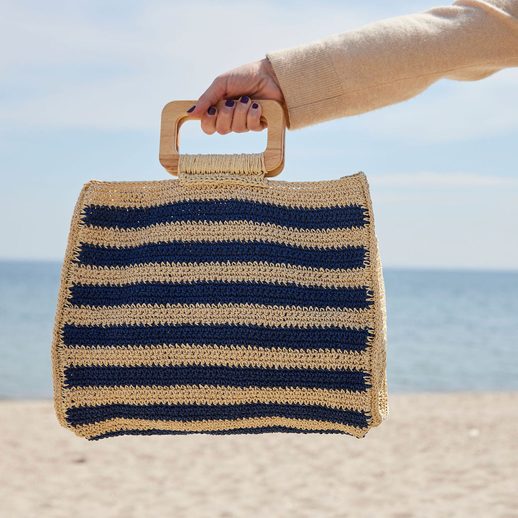 Wood Handle Tote