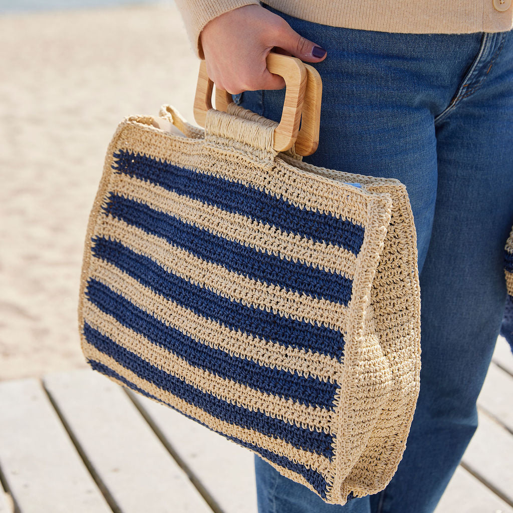 Wood Handle Tote