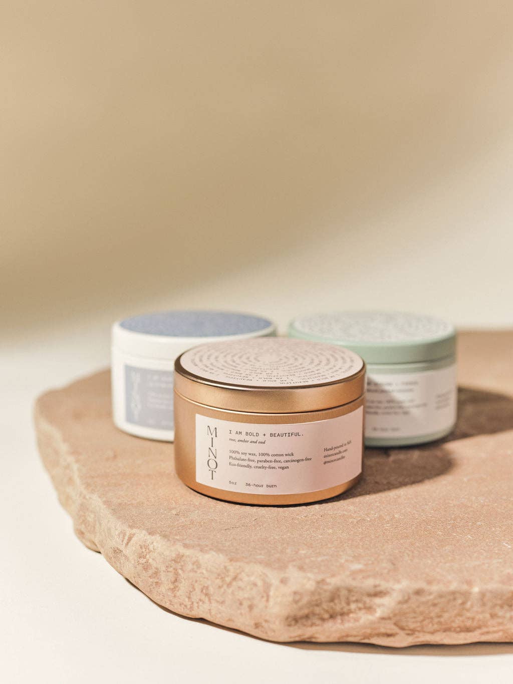 I am STRONG + FIERCE - Luxury Non-toxic Soy Candle, 5 oz.