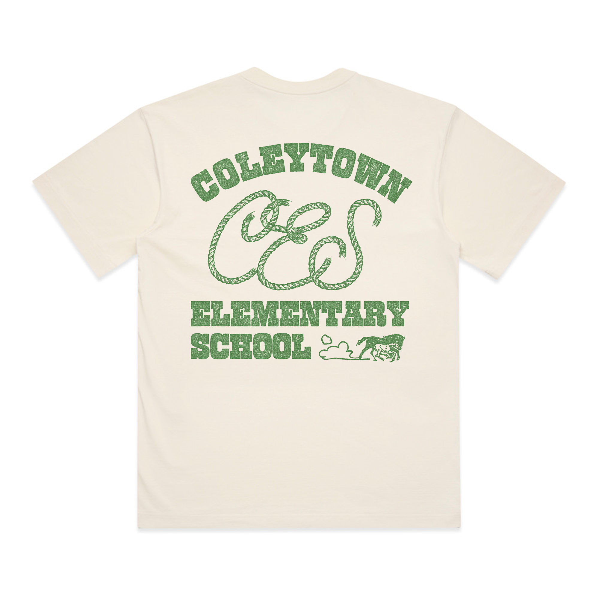 Horseshoe Rope Tee Beige