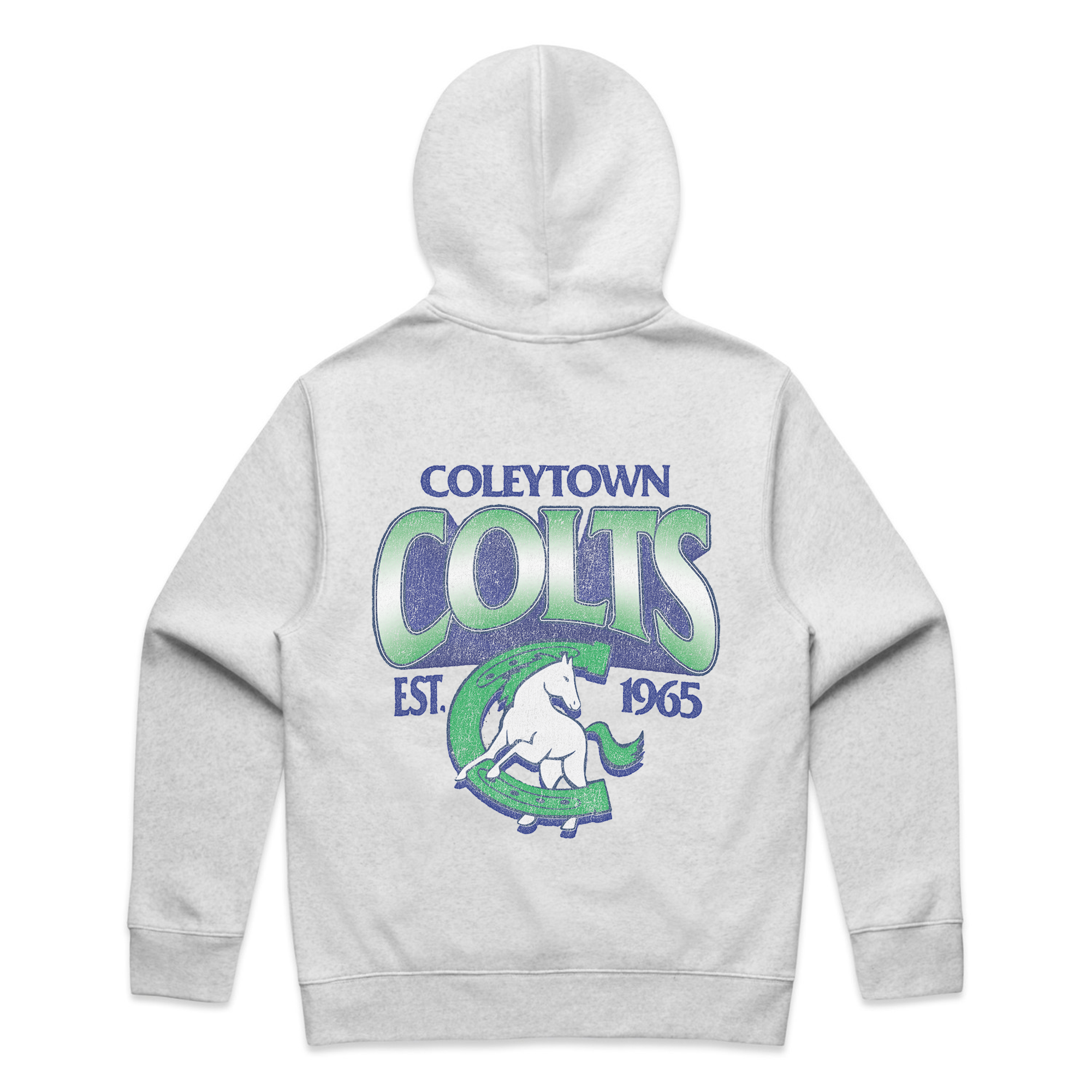 Coleytown Colts Long Sleeve Hoodie - Light Grey