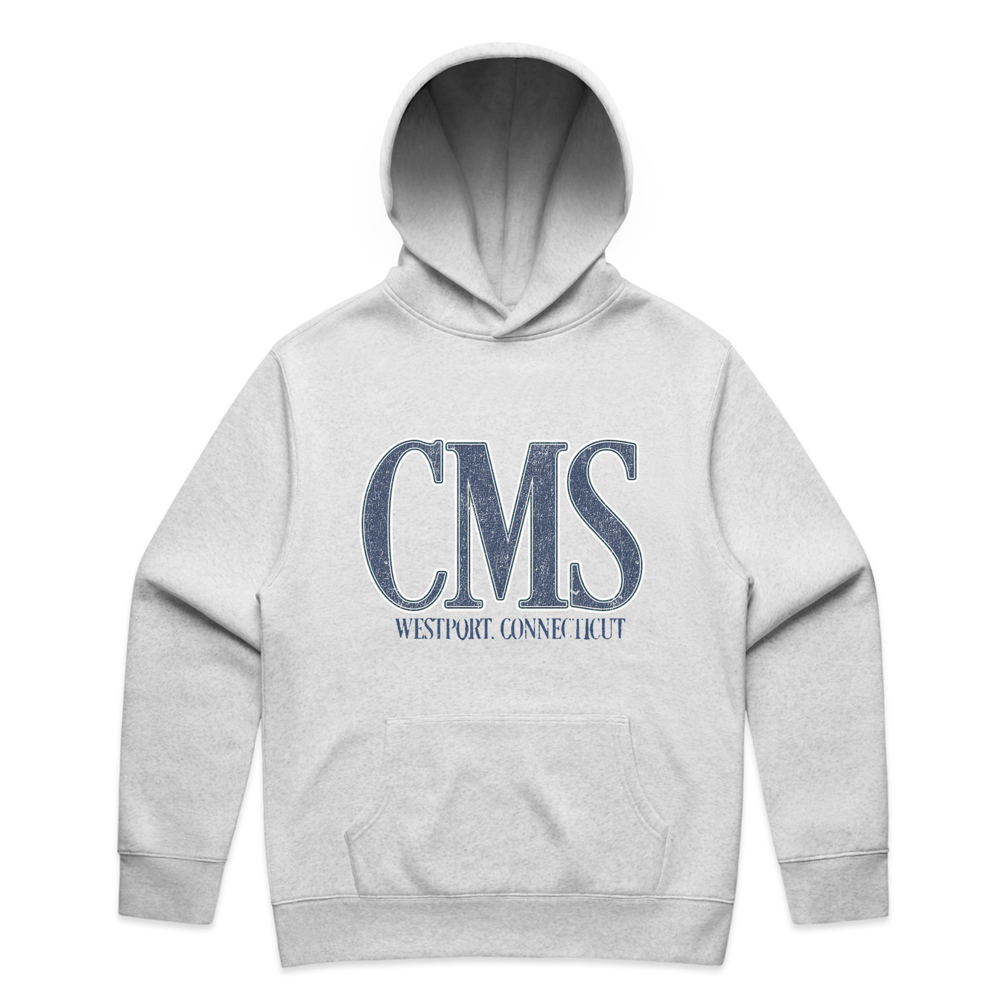 CMS Long Sleeve Hoodie - Light Grey